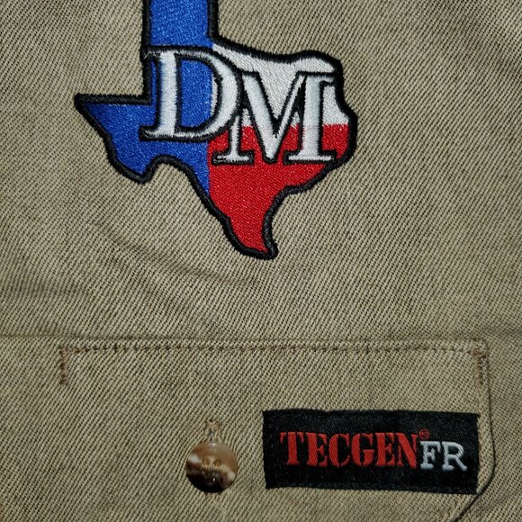 MENS TECGEN SELECT FLAME RESISTANT LONG SLEEVE SHIRT XLARGE LONG - Picture 3 of 6